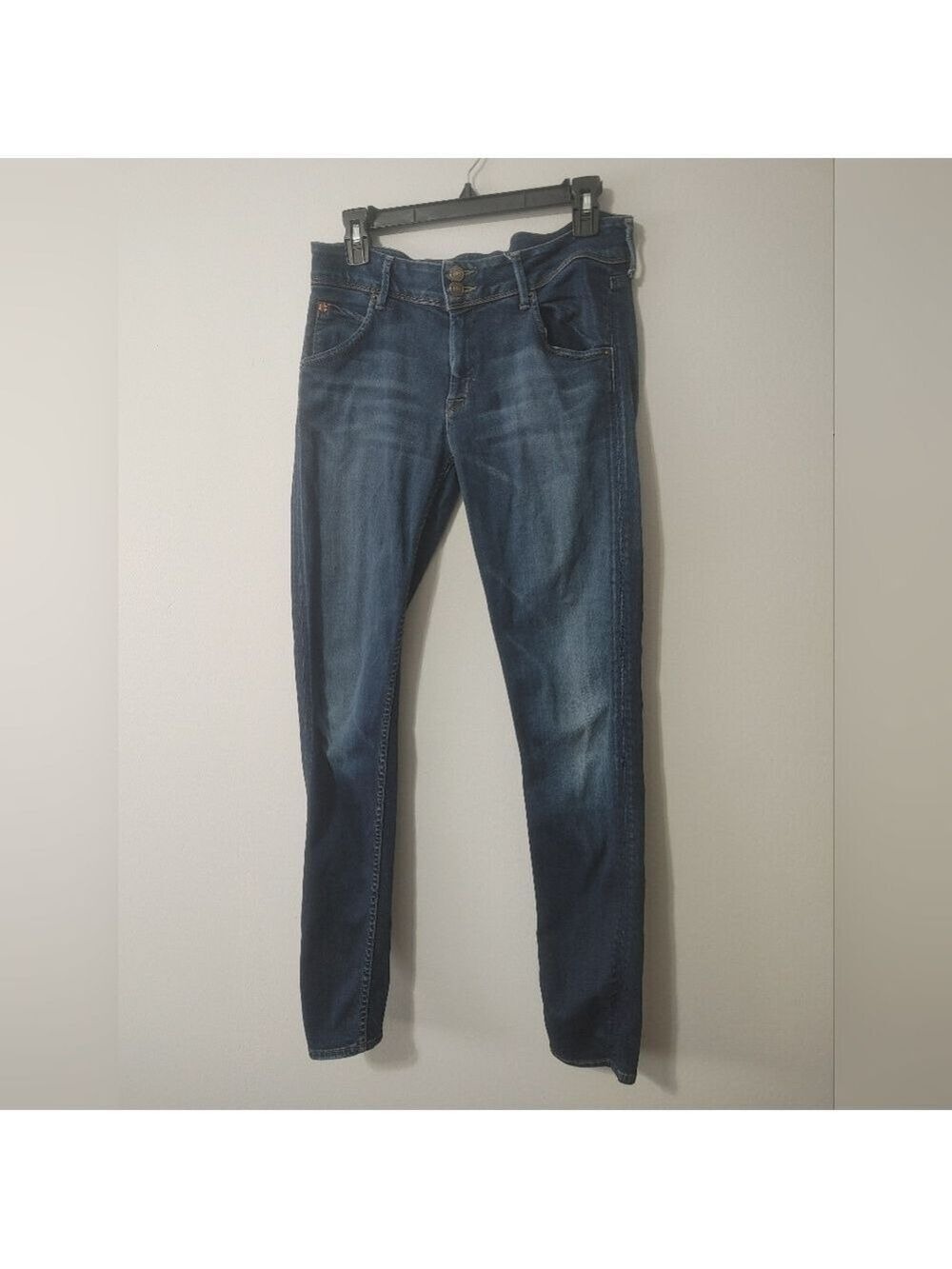 Women's Hudson Stretchy Collin Flap Skinny Jeans Sz 30
